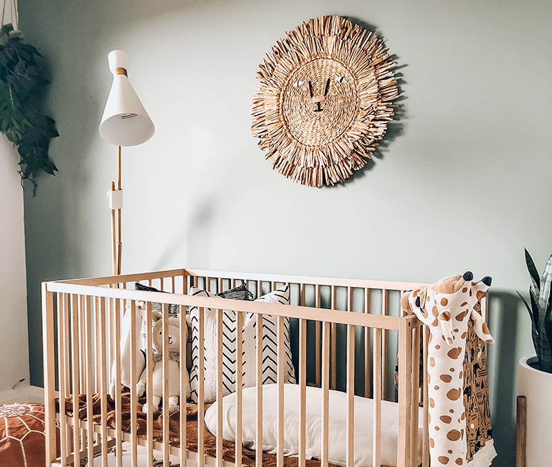 Creating a modern nursery - design by Brianne Penney - LightsOnline Blog