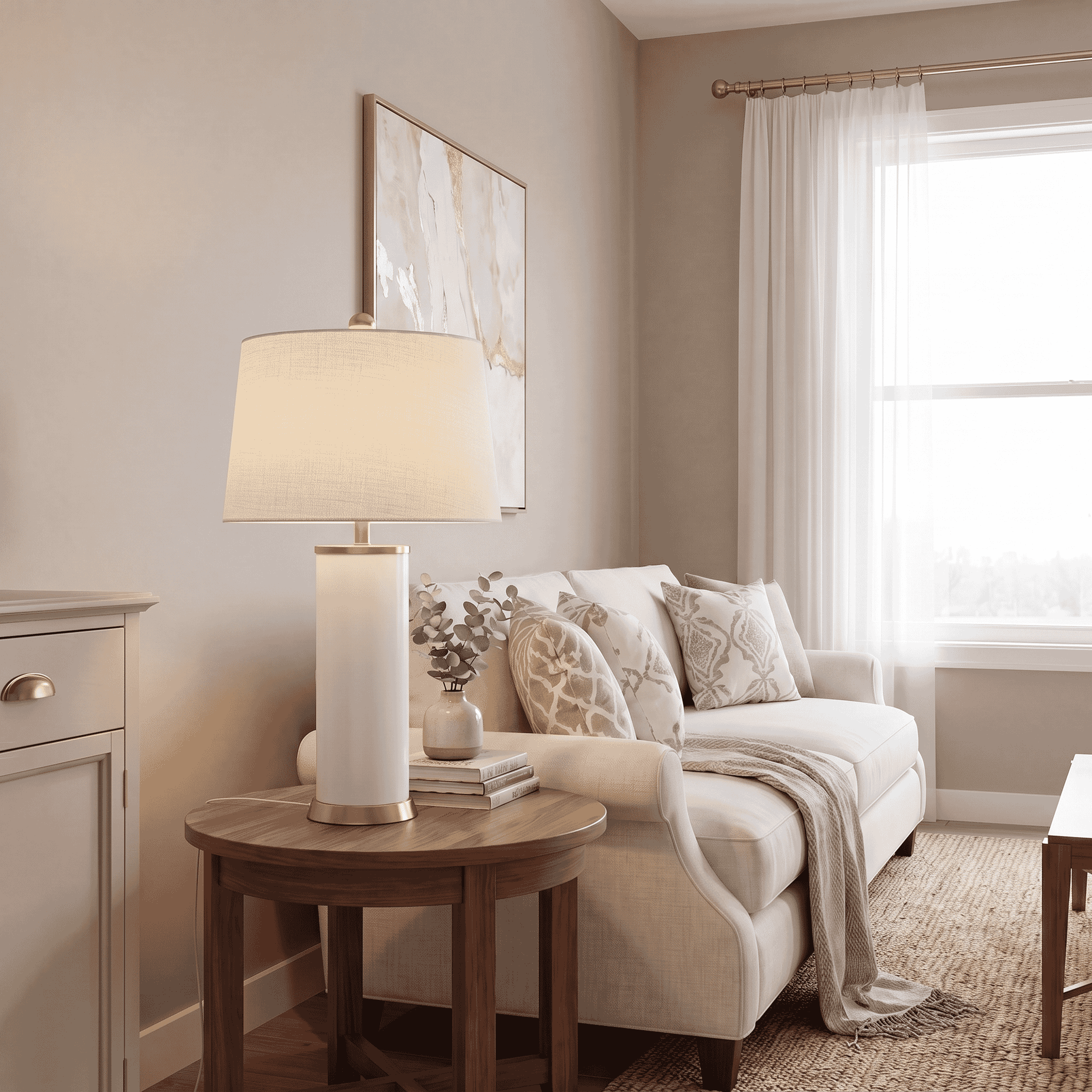 Savoy House 11-CD20-BDB Melissa 29.13 inch 100.00 watt Blanc de Blanc Table Lamp Portable Light, Coco & Dash