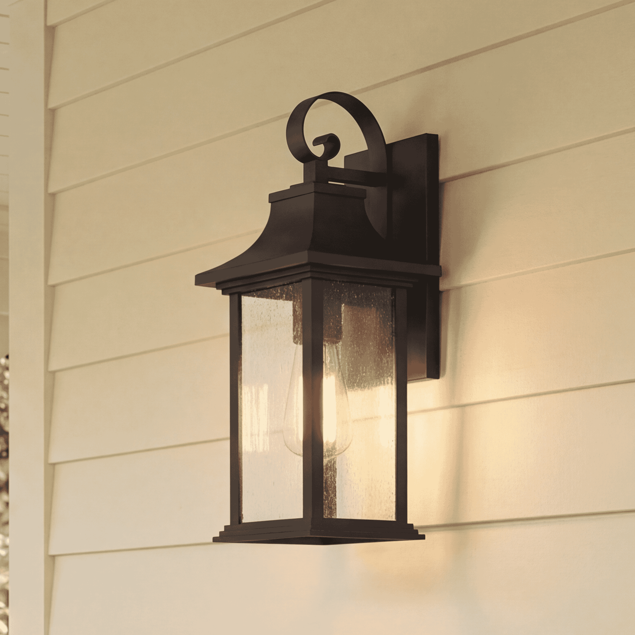 Savoy House Hancock Outdoor Wall Lantern In Matte Black - 5-450-BK