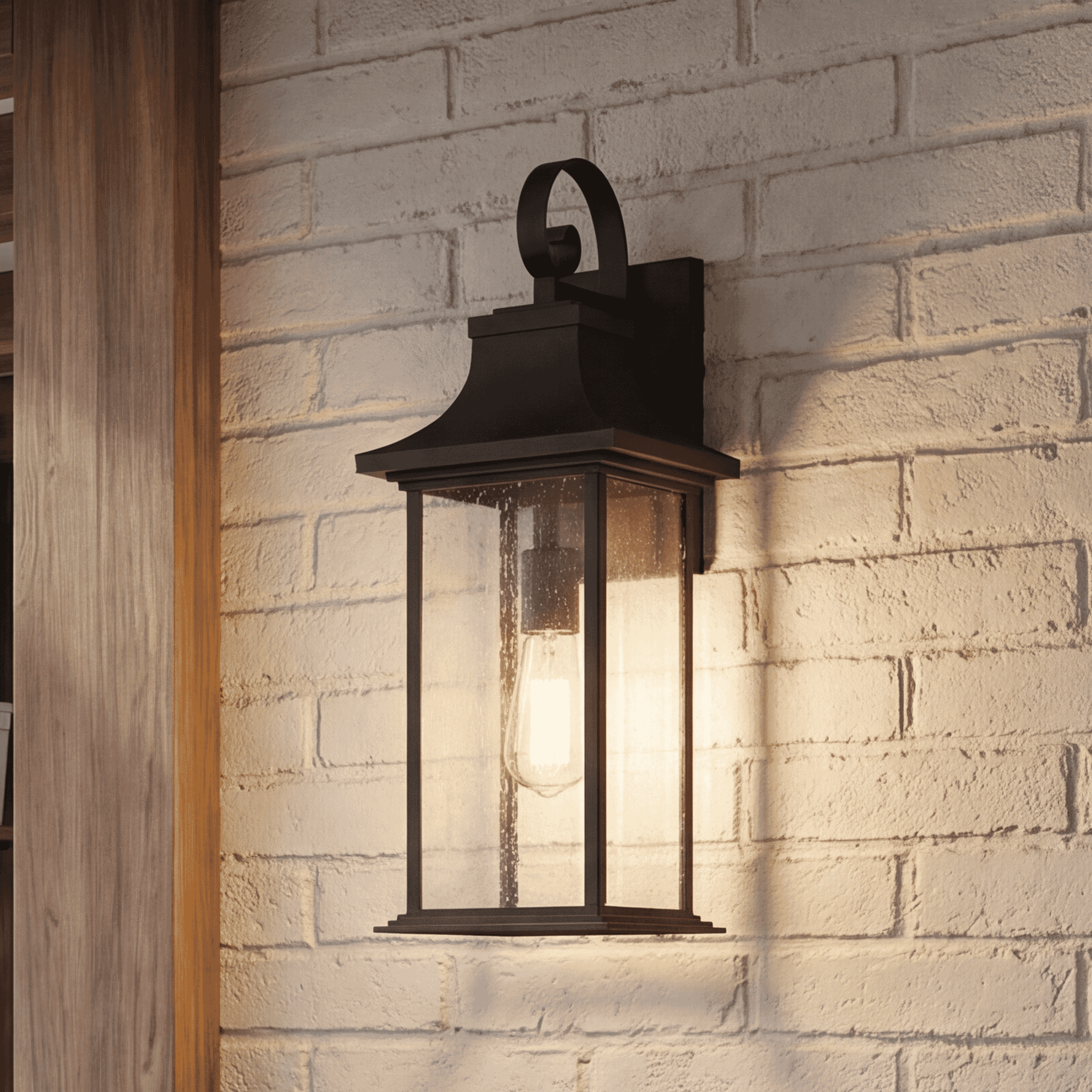 Savoy House Hancock Outdoor Wall Lantern In Matte Black - 5-451-BK