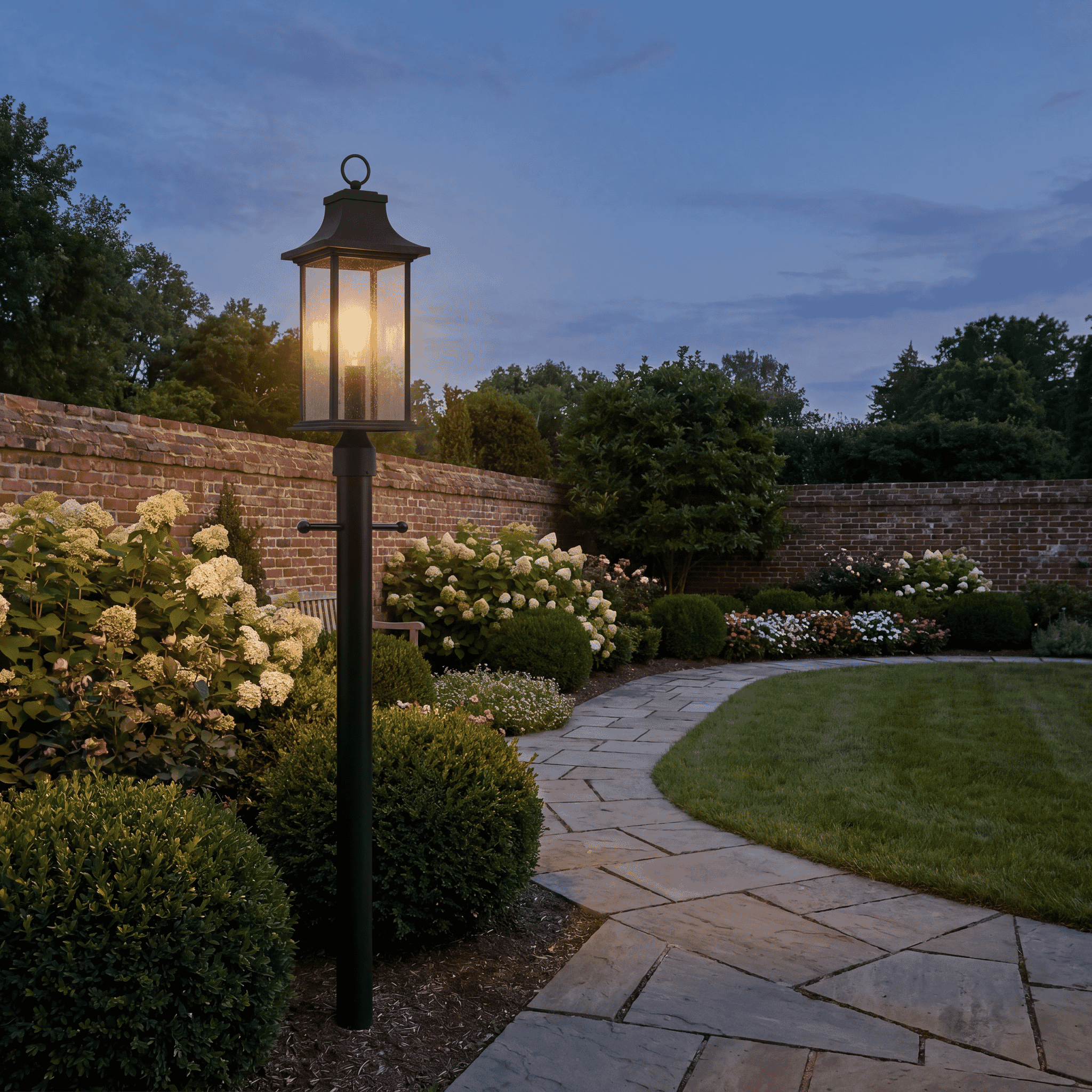 Savoy House Hancock Post Lantern In Matte Black - 5-454-BK