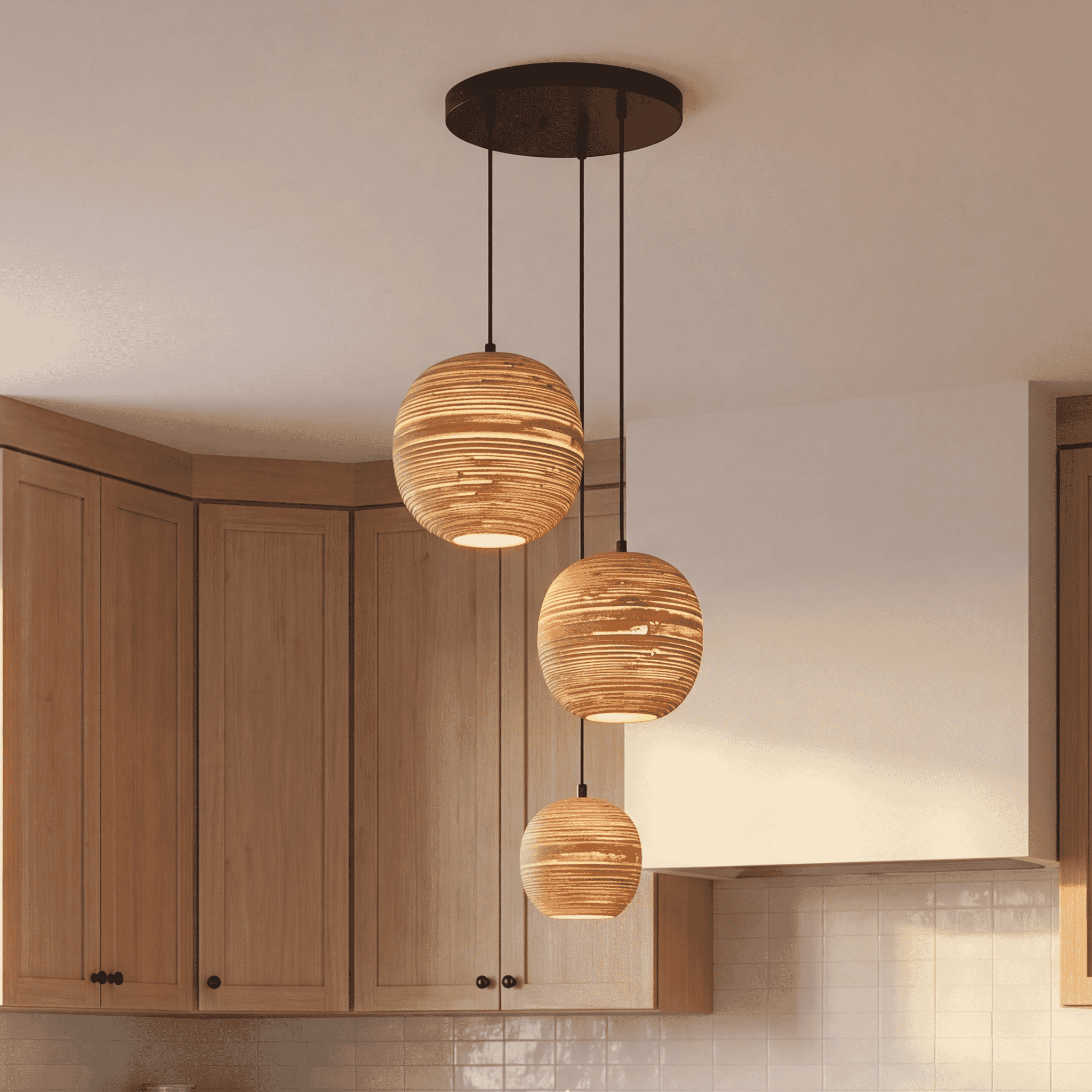 Savoy House 7-2805-3-89 Pharr 3 Light 22 inch Matte Black Pendant Ceiling Light