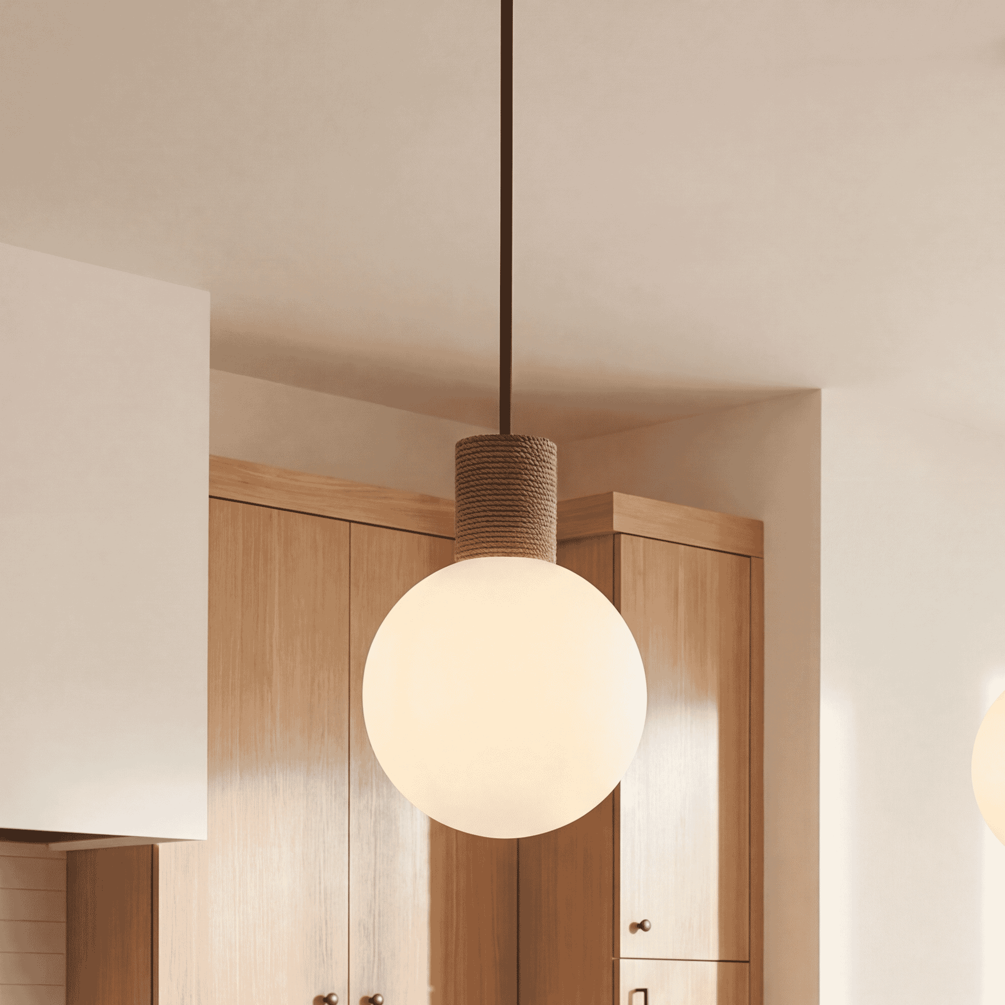 Jarrell 1-Light Pendant In Matte Black