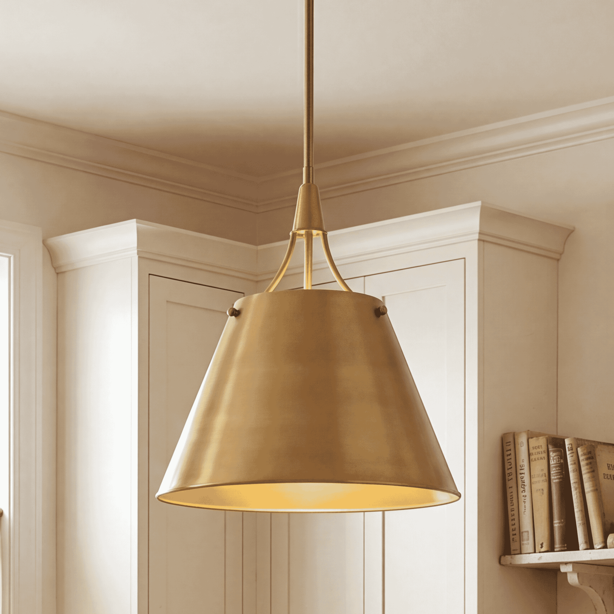 Savoy House 7-4499-1-322 Willis 1 Light 14 inch Warm Brass Pendant Ceiling Light