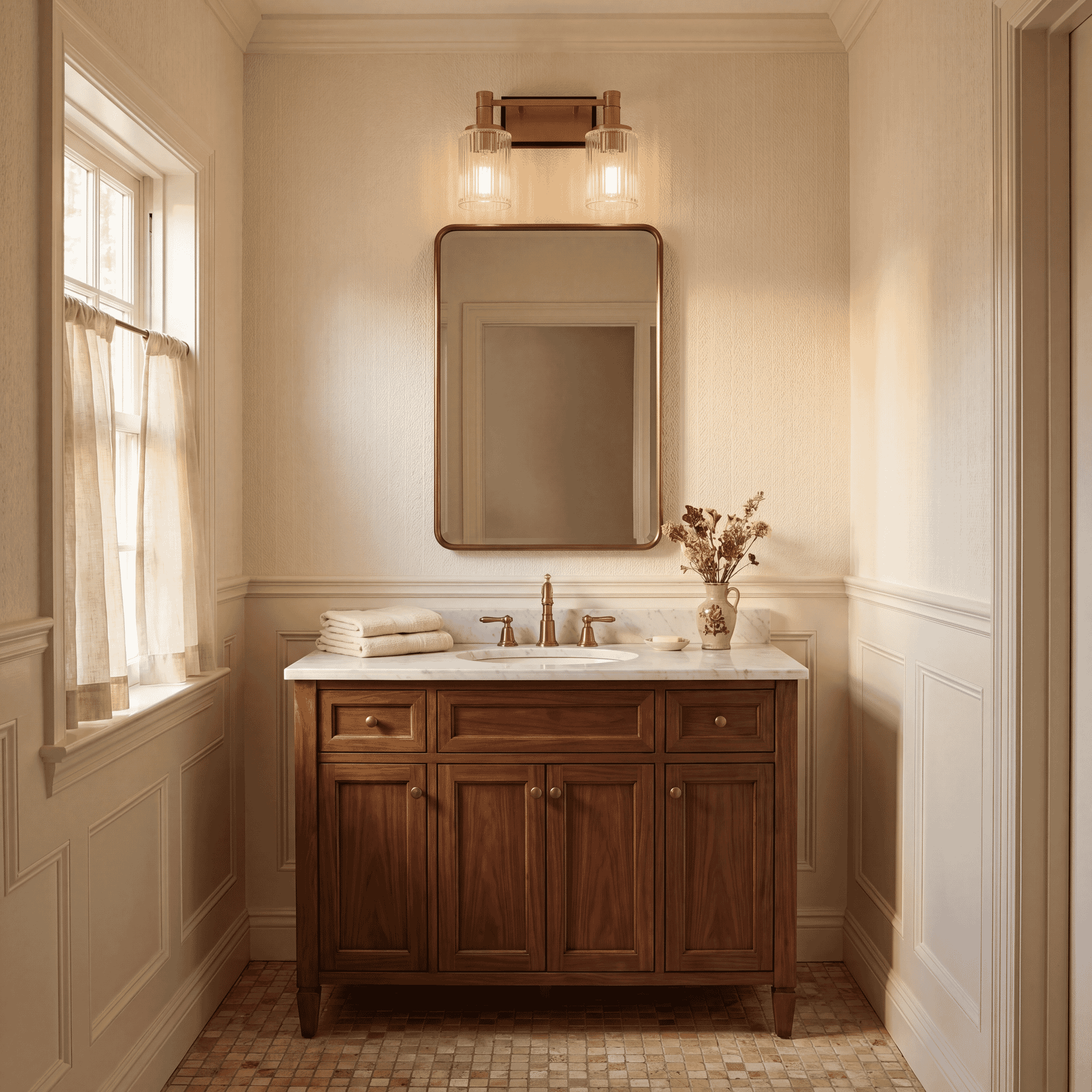Savoy House 8-1102-2-143 Concord 2 Light 15 inch Black with Warm Brass Accents Bathroom Vanity Light Wall Light