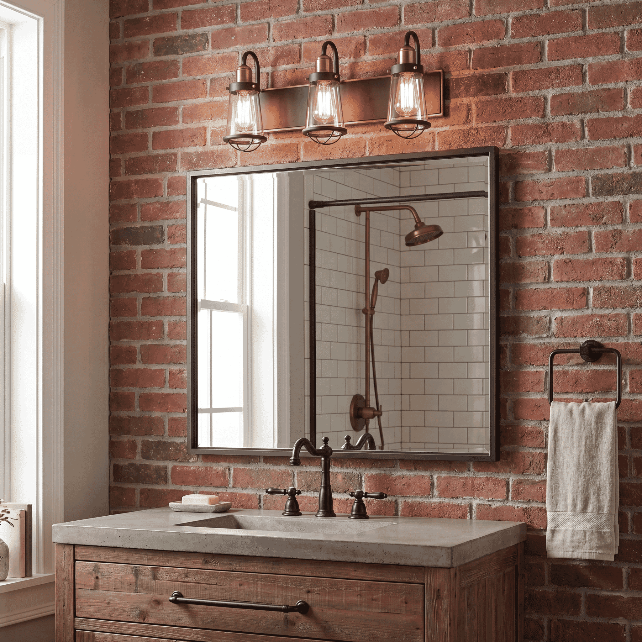 Savoy House Lansing 3Light Bathroom Vanity Light in English Bronze  81780379