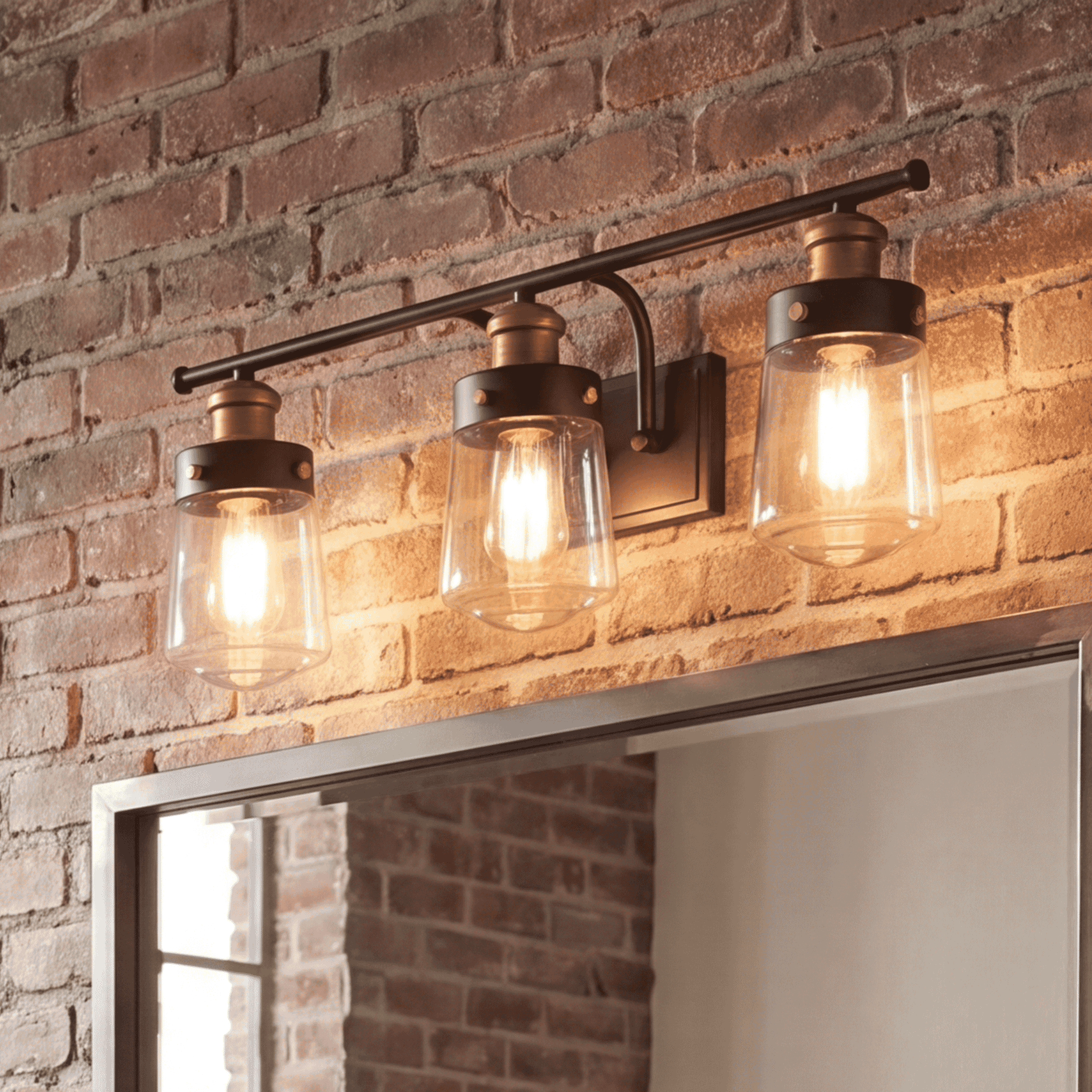 Savoy House 8-2069-3-51 Macauley 3 Light 24 inch Vintage Black with Warm Brass Bathroom Vanity Light Wall Light