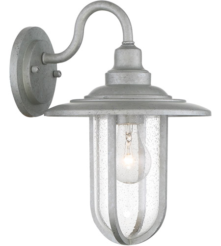 Photos - Chandelier / Lamp Signal The Great Outdoors The Great Outdoors  Park Outdoor Wall Light in Galvanized - 73191-715 73191-715 