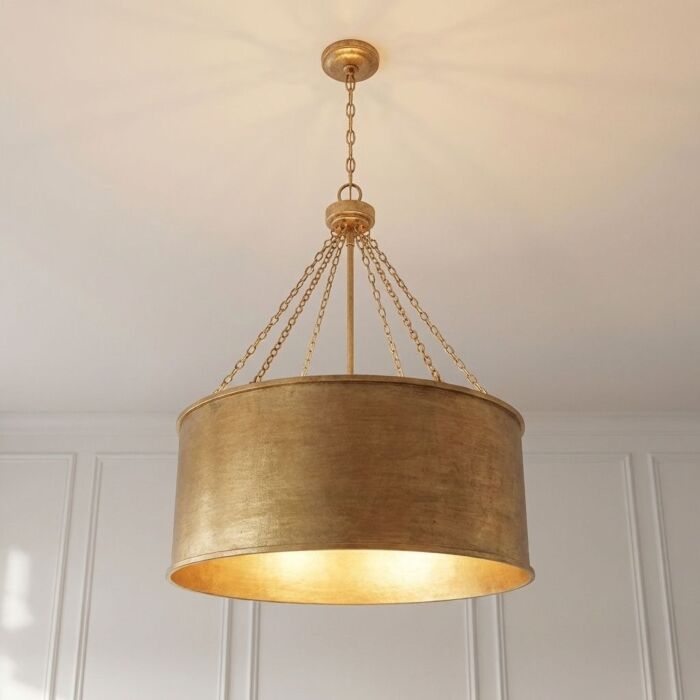 Rochester 6-Light Pendant in Gold Patina
