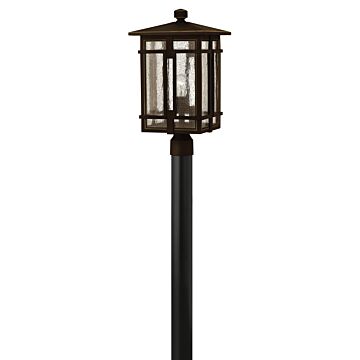 Oil Rubbed Bronze LED Post Top  Pier Mount from the Tucker Collection