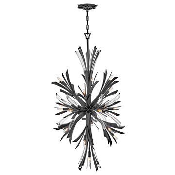 Brushed Graphite LED Chandelier from the Vida Collection