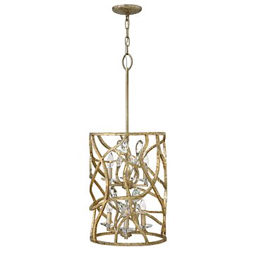 Champagne Gold LED Chandelier from the Eve Collection