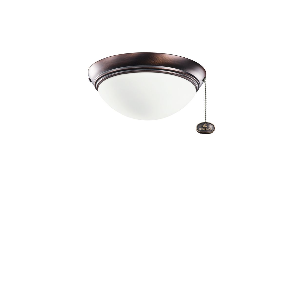 Kichler Accessories Low Profile Ceiling Fan Light Kit In Oil Brushed Bronze