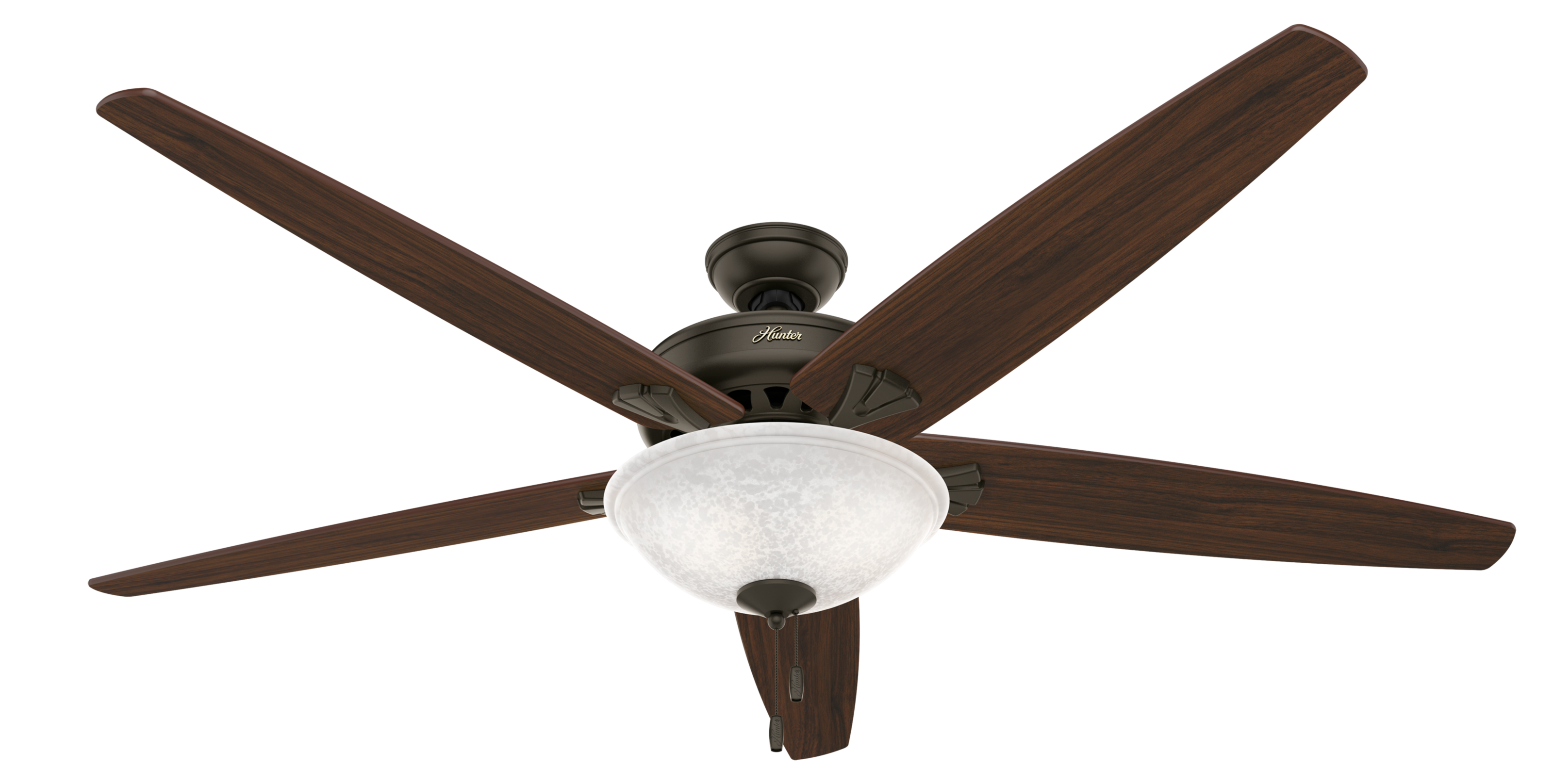 Hunter Stockbridge 3 Light 70 Indoor Ceiling Fan In New Bronze